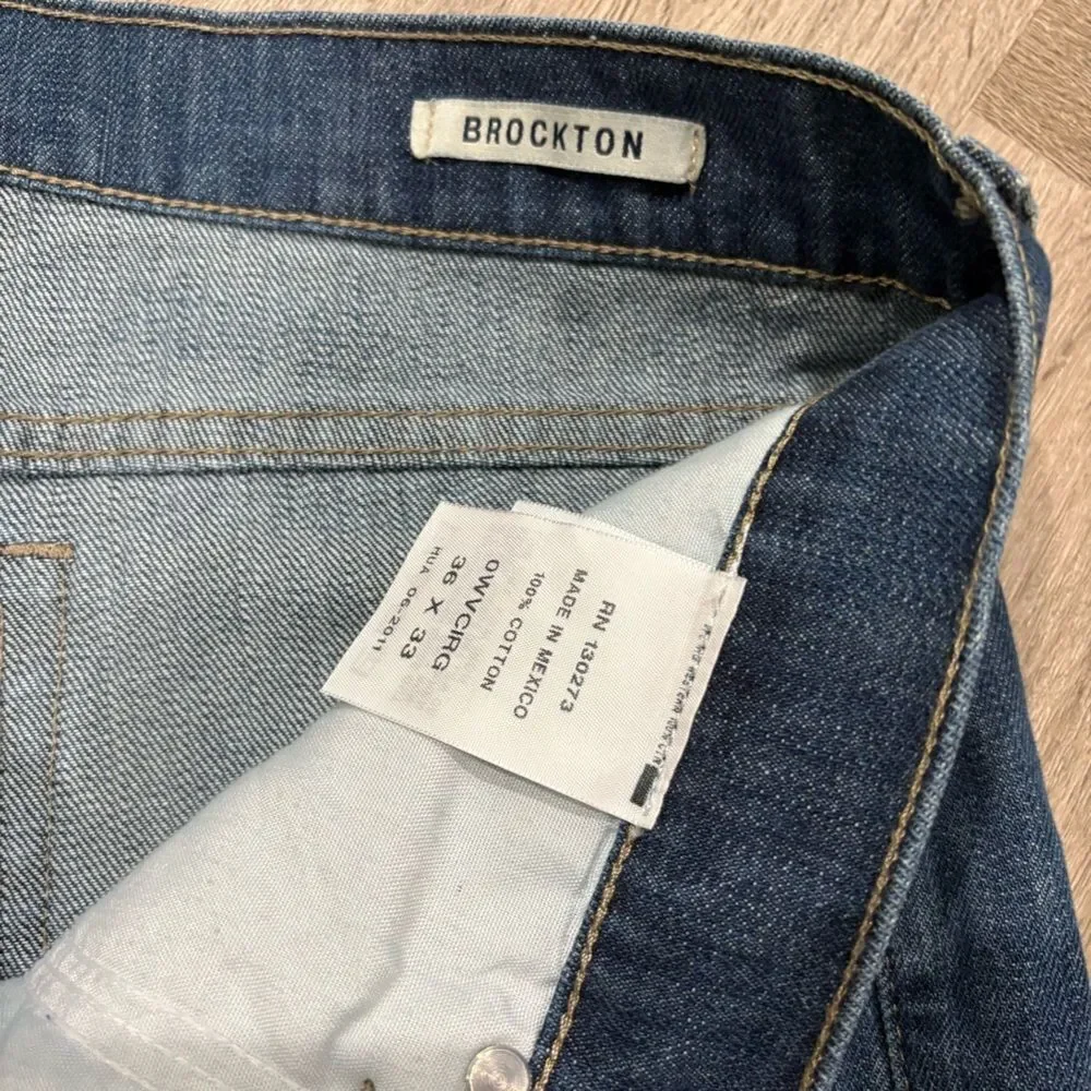 Wrangler Men's Slim Straight Pants Brockton Size 36 x 33